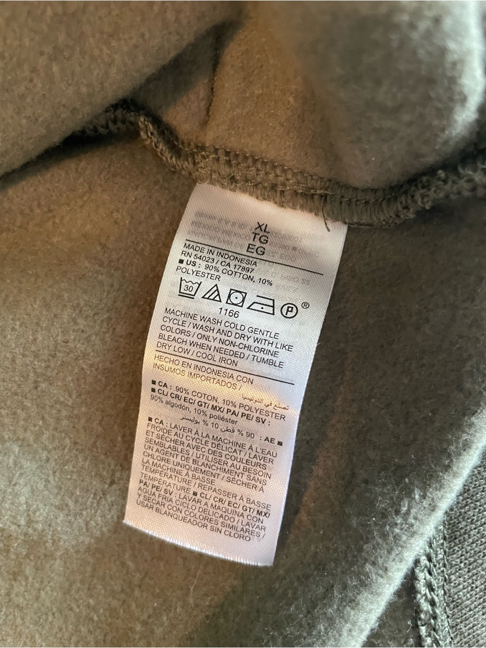 New with tags Old Navy Olive Green Utility Button-Up Shacket - Picture 4 of 6